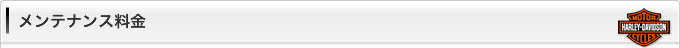 メンテナンス料金